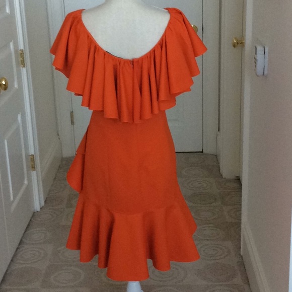 Ralph Lauren Blue Label Orange Dress - Picture 3 of 4